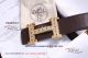 Perfect Replica Hermes Maroon Leather Belt With Diamonds Gold Buckle (6)_th.jpg